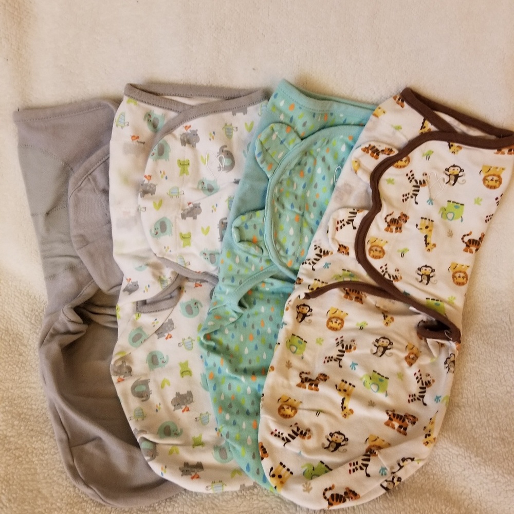 Baby swaddle blanket lot